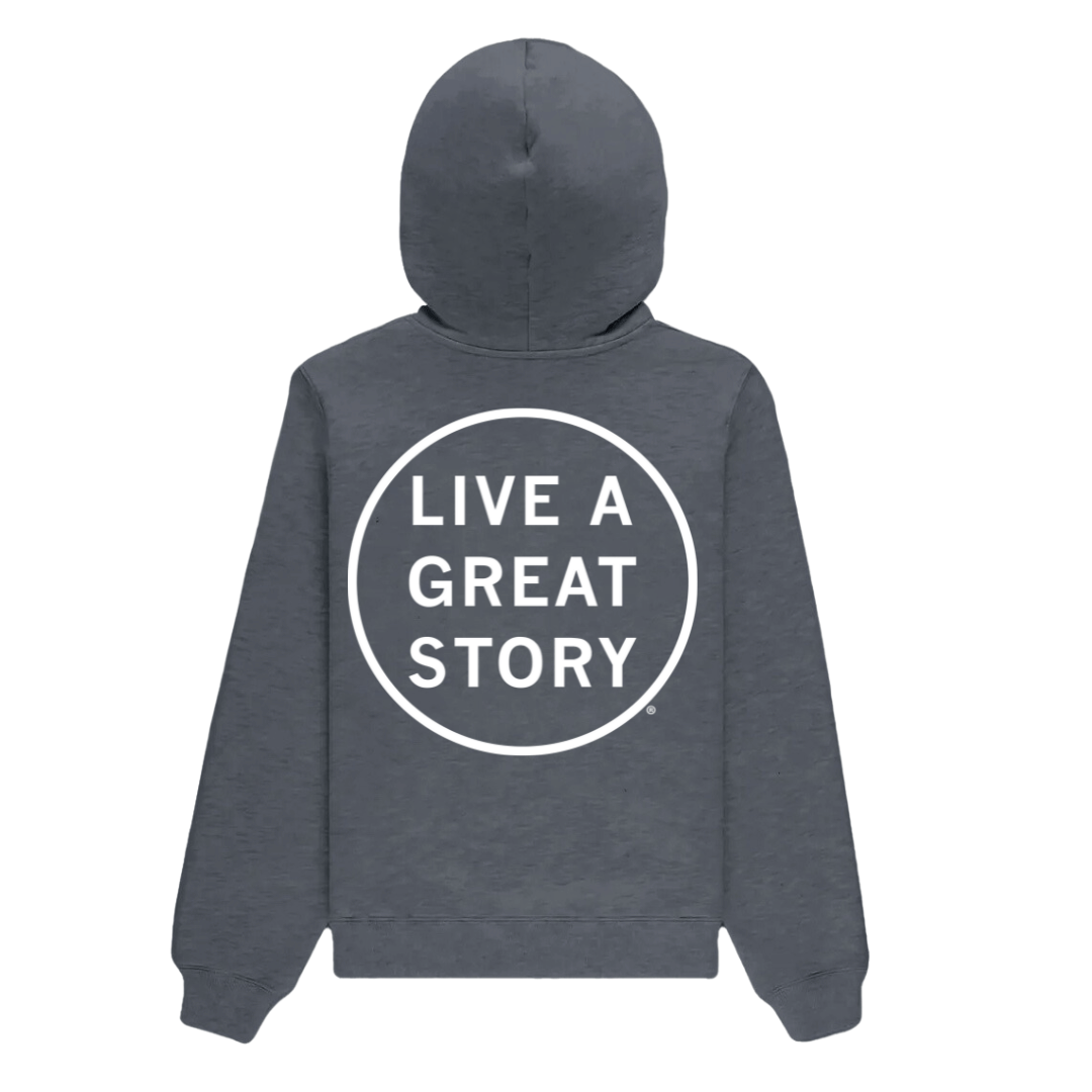 100% Cotton Hoodie - Chest & Back Print – LIVE A GREAT STORY