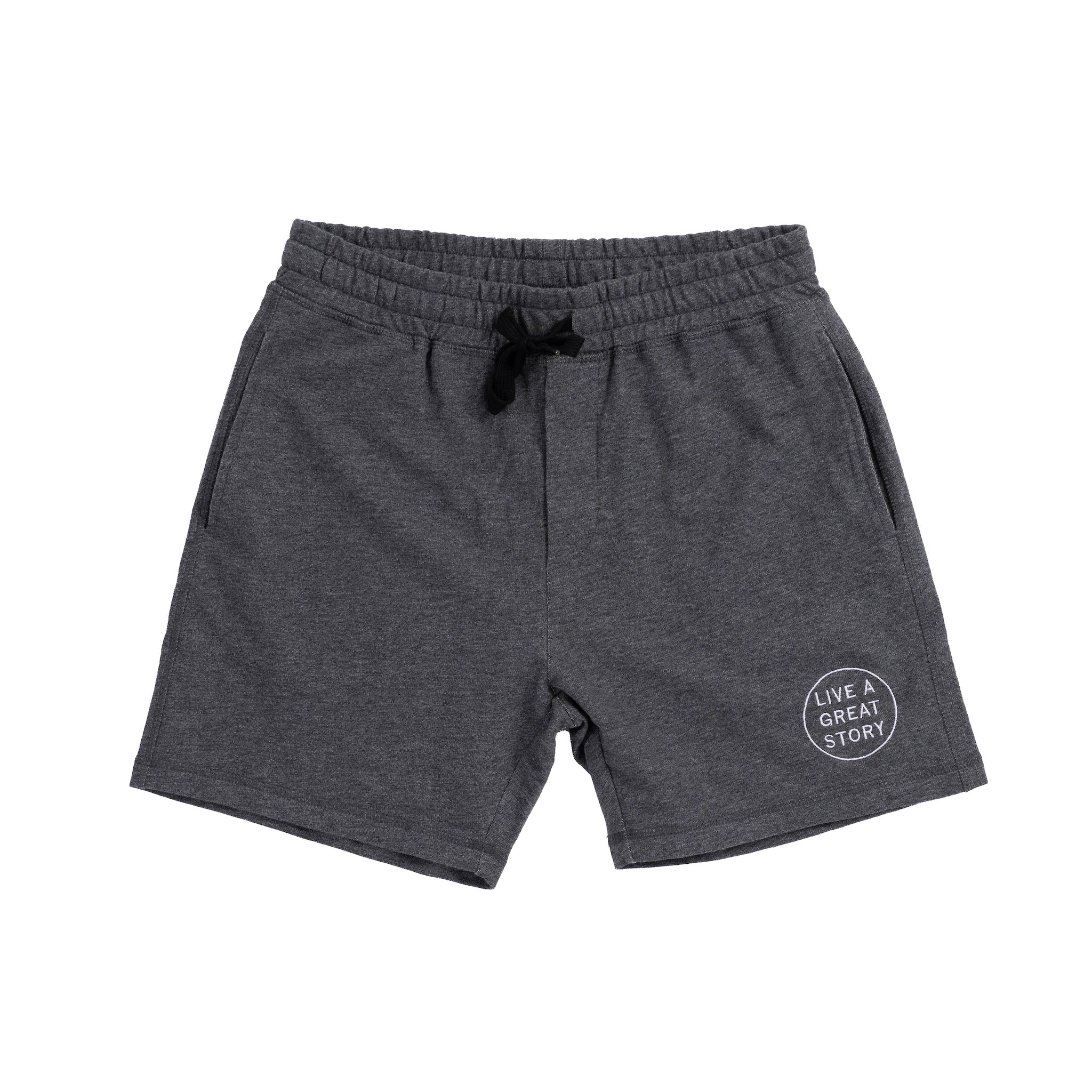 Comfortable men's Camp Fire Shorts in gray