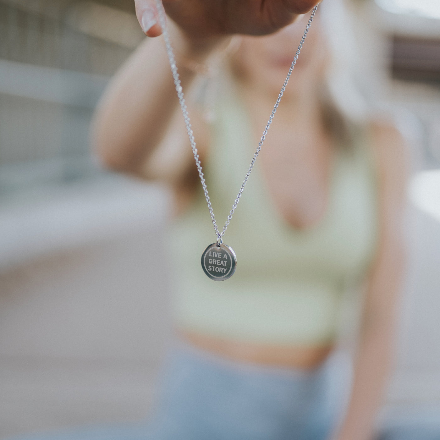 LIVE A GREAT STORY Necklace