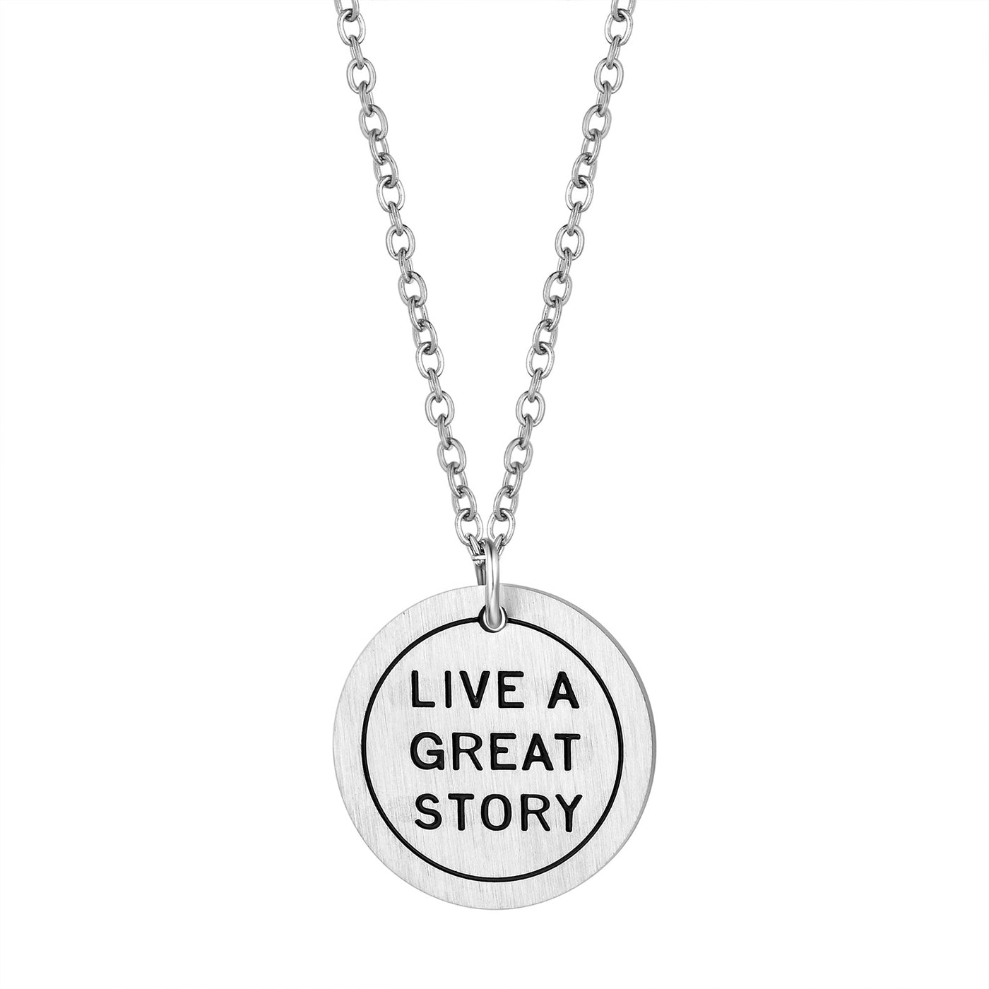 LIVE A GREAT STORY Necklace